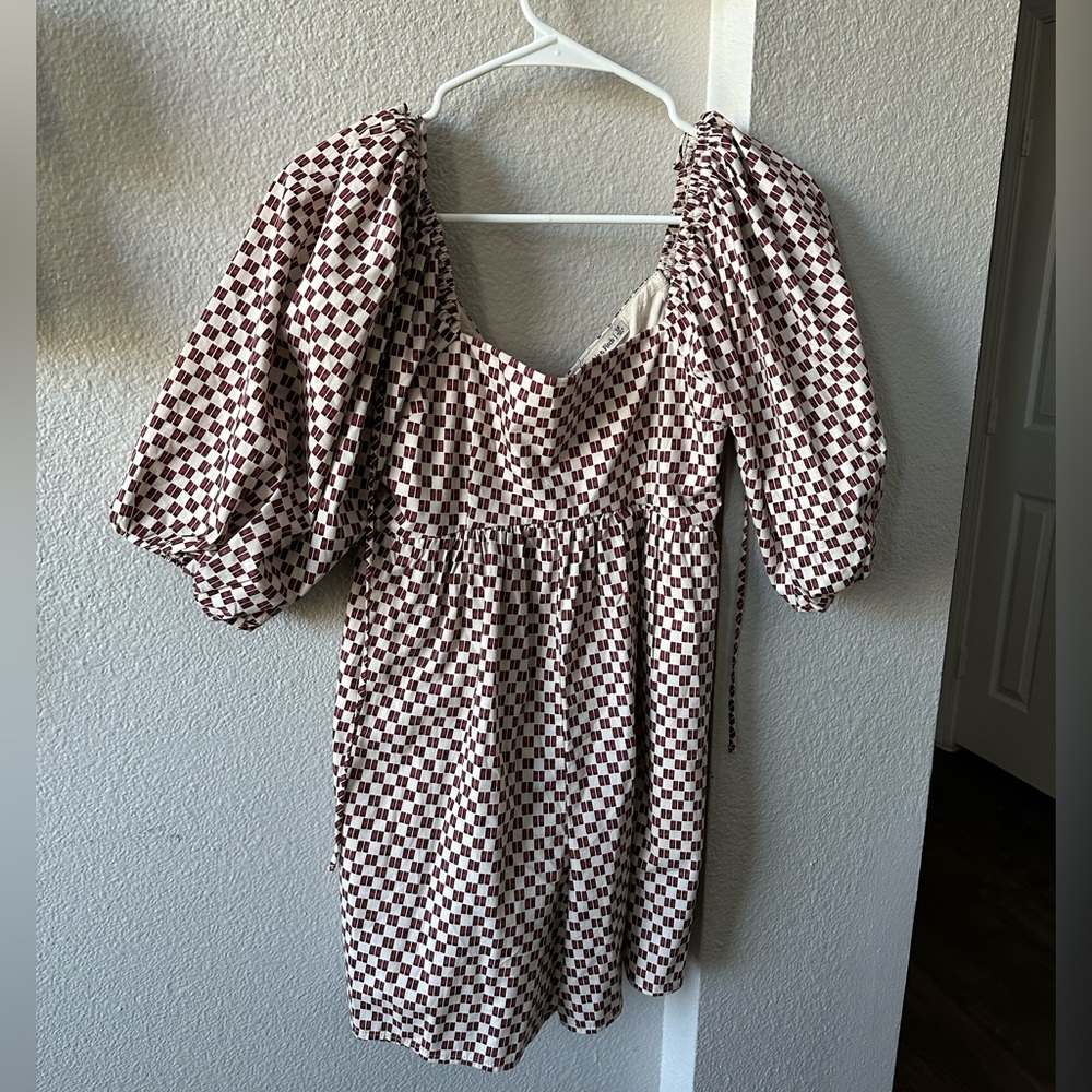 Abercrombie & Fitch tan and brown romper